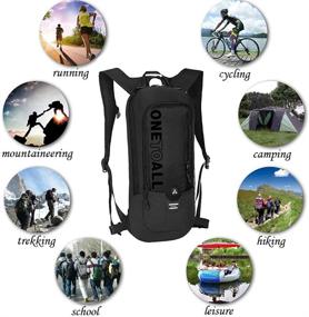 img 1 attached to LOCALLION 6L Cycling Backpack with Hydration Water Bag for Outdoor Sports and Travel - Lightweight and Breathable for Men and Women.