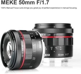 img 3 attached to 📷 Meike 50mm f1.7 Wide-Angle Lens: Manual Focus Lens for Olympus Panasonic Micro 4/3 Mount Mirrorless Cameras