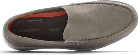 img 2 attached to Rockport Palmer Venetian Tan Tumbled Men's Shoes - Stylish and Comfortable Footwear