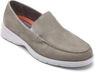 rockport palmer venetian tan tumbled men's shoes - stylish and comfortable footwear logo