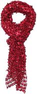 👗 alivila.y fashion women's glitter sparkling sequin beaded wedding evening scarf shawls logo