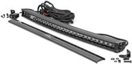 💡 rough country 30" curved black series drl single row led light bar - illuminate your path with style - 72730bldrl logo