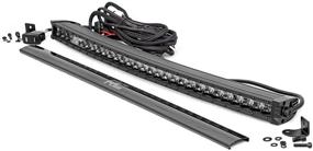 img 3 attached to 💡 Rough Country 30" Curved Black Series DRL Single Row LED Light Bar - Illuminate Your Path with Style - 72730BLDRL