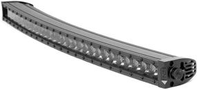 img 2 attached to 💡 Rough Country 30" Curved Black Series DRL Single Row LED Light Bar - Illuminate Your Path with Style - 72730BLDRL