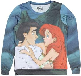 img 4 attached to 🧜 Enchanting Disney Mermaid Juniors Embrace Pullover - Chic Girls' Clothing