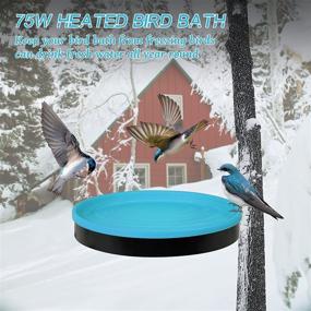 img 1 attached to Birdbath Habitat Resistant Thermostatic Detachable