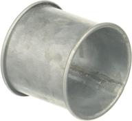 🍽️ saro lifestyle galvanized metal napkin ring set, rustic style (4-pack), silver - 2.5"x3.5 logo