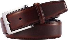 img 3 attached to 👔 Genuine Leather Classic Casual Men's Accessories and Belts by XOUXOU