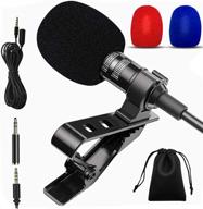 🎙️ yoleto mini lapel microphone kit - 3.5mm, 6 in 1 lavalier clip on mic for pc, laptop, camera, phone - ideal for podcasting, streaming, vlogging, video recording, gaming - perfect gift for him logo