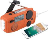 🔋 hobfo 2020 newest emergency solar hand crank portable radio - 2000mah battery, noaa weather radio with am/fm, led flashlight, cell phone charger, sos alarm - ideal for household and outdoor emergencies logo