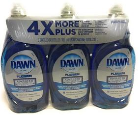 img 2 attached to Dawn Ultra Platinum Advanced Power Dish Soap- 4X More Cleaning Power (24 Fl. OZ x 3)