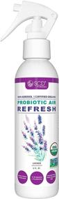 img 4 attached to 🌿 SCD PROBIOTICS Освежающий спрей для воздуха: сертифицированный USDA органический, легким ароматом лаванды, 6 ж. унц. - произведено в США