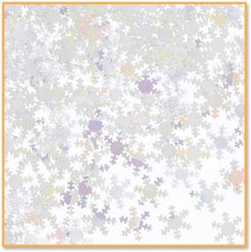 img 1 attached to Beistle SCN167AZ6 Snowflake Confetti Opalescent