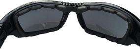 img 1 attached to 🏍️ Get Lost Motorcycle Riding Glasses: Tinted Lens with Accessories - Gafas de Moto - Convertible to Motorcycle Goggles with Interchangeable Strap