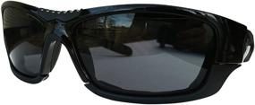 img 4 attached to 🏍️ Get Lost Motorcycle Riding Glasses: Tinted Lens with Accessories - Gafas de Moto - Convertible to Motorcycle Goggles with Interchangeable Strap