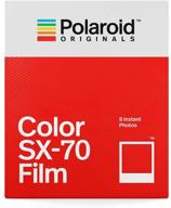 📸 polaroid originals color film for sx-70 (4676): captivating white shades logo