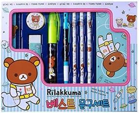 img 2 attached to 🐻 Optimized Rilakkuma Desk Accessories Set – Best School Supplies Stationery Set (GKS14822) in Random Design Styles