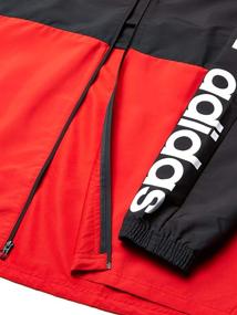 img 1 attached to Adidas Essential Ветровка с цветными блоками Scarlet
