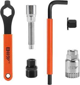 img 4 attached to 🔧 Bike Crank Puller & Bottom Bracket Remover: Complete Repair Tool Kit for 7-12 Speed MTB, Road & Mountain Bikes