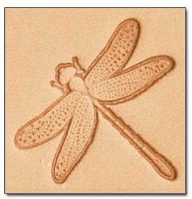 img 1 attached to 🐉 Tandy Leather Craftool® 3-D Stamp Dragonfly 8679-00: Enhance your Leather Crafts with Exquisite Dragonfly Designs
