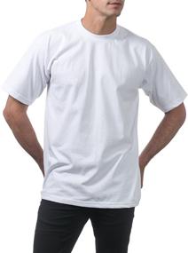 img 1 attached to 👕 12-Pack of Men's Clothing - Pro Club Heavyweight White T-Shirt