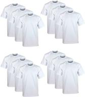 👕 12-pack of men's clothing - pro club heavyweight white t-shirt logo