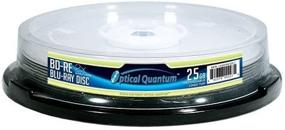 img 3 attached to 📀 Optical Quantum 2X 25GB BD-RE Blu-ray Blank Discs (Pack of 10) – Logo Top (MPN: OQBDRE02LT-10)