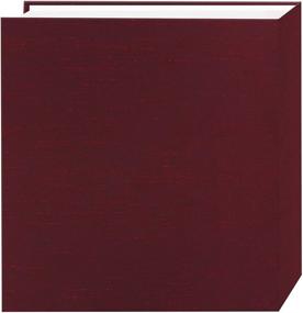 img 2 attached to 📷 Pioneer Photo Albums 100 Pocket Cranberry Silk Fabric Frame Cover Photo Album - Ideal for 4 by 6-Inch Prints!