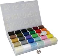 🧵 leonis 30 color set of handy polyester sewing threads - high-quality threads for various sewing projects [93011] logo