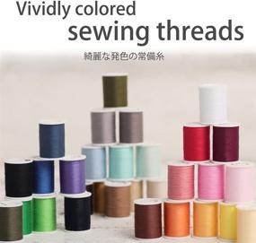 img 2 attached to 🧵 LEONIS 30 Color Set of Handy Polyester Sewing Threads - High-Quality Threads for Various Sewing Projects [93011]