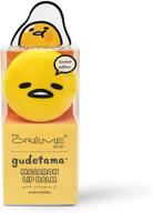 🐱 the crème shop x sanrio hello kitty macaron lip balm - gudetama pineapple sherbert: korean cute scented pocket portable soothing advanced must-have for on-the-go logo