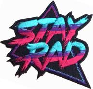 👕 patchclub: enhance your style with stay rad patch - easy iron on or sew on for a cool look logo