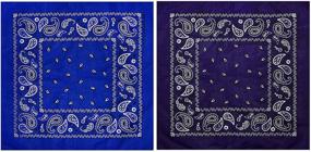 img 2 attached to 👕 ToBeInStyle Classic Cotton Graphic Bandana: Timeless Style and Quality