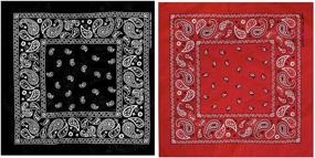 img 3 attached to 👕 ToBeInStyle Classic Cotton Graphic Bandana: Timeless Style and Quality