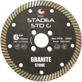 img 1 attached to 💎 Stadea SBD104C Diamond Saw Blade 6-Inch Turbo Grinder - Granite Dry Cutting, 8 MM Segments