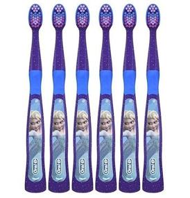 img 2 attached to 👧 Oral-B Kids Frozen Characters Toothbrush for Girls over 3 Years Old, Extra Soft (Pack of 6)