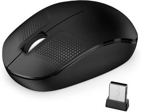 img 4 attached to 🖱️ Tech-Savvy COCNI Wireless Mouse: Cordless Mobility, Noiseless Operation, and Ergonomic Design!