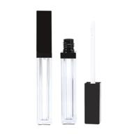 ✨ multipurpose plastic lipgloss bottle and eyelashes container: organize and store with style logo