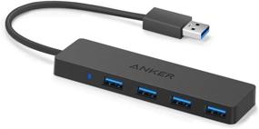 img 4 attached to 🔌 Anker Ultra Slim USB 3.0 Data Hub for Macbook, Mac Pro/mini, iMac, Surface Pro, XPS, Notebook PC, USB Flash Drives, Mobile HDD, and More