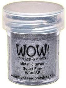 img 1 attached to 💫 WOW Embossing Powder Silver: Dazzle with 15ml of Brilliance!