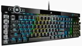 img 1 attached to 🔥 Corsair K100 RGB Mechanical Gaming Keyboard: Cherry MX Speed RGB Silver Keyswitches, AXON Hyper-Processing, 44-Zone RGB LightEdge, PBT Double-Shot Keycaps