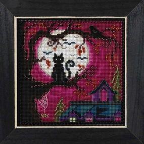 img 1 attached to Get Spooky with the Moonstruck Beaded Counted Halloween 👻 Cross Stitch Kit - MH141626 Buttons & Beads 2016 Autumn