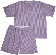 👕 striped v neck pajama sleepwear with sleeves – comfortable and stylish! logo