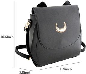 img 2 attached to 🎒 Oweisong Backpack Cosplay Shoulder Handbags Women's Handbags & Wallets: Fashionable and Functional Accessories for Women