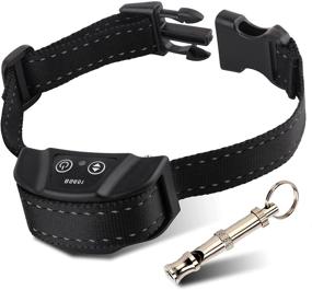 img 4 attached to Rechargeable Humane Dog Bark Collar for Small Dogs 5-15lbs - Beep Vibration Shock Training Collar for All Dog Breeds