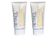 👐 robanda retinol anti-aging hand treatment - broad spectrum spf 15 with retinol, 2 pack logo