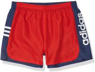 👧 adidas girls patriotic short: brighten your girl's wardrobe with stylish girls' clothing and active gear logo