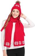 bienvenu autumn winter knitted set_red logo