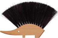 🦔 redecker hedgehog table brush | natural horsehair bristles | 4.5 x 5.5 inches | versatile hand brush with decorative shape | made in germany logo