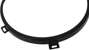 img 1 attached to 🚘 u-Box Jeep Wrangler 7inch Round Headlight Mounting Bracket Black Ring | For 2007-2018 Jeep JK & Wrangler Unlimited